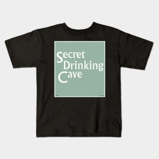 Secret Drinking Cave Kids T-Shirt